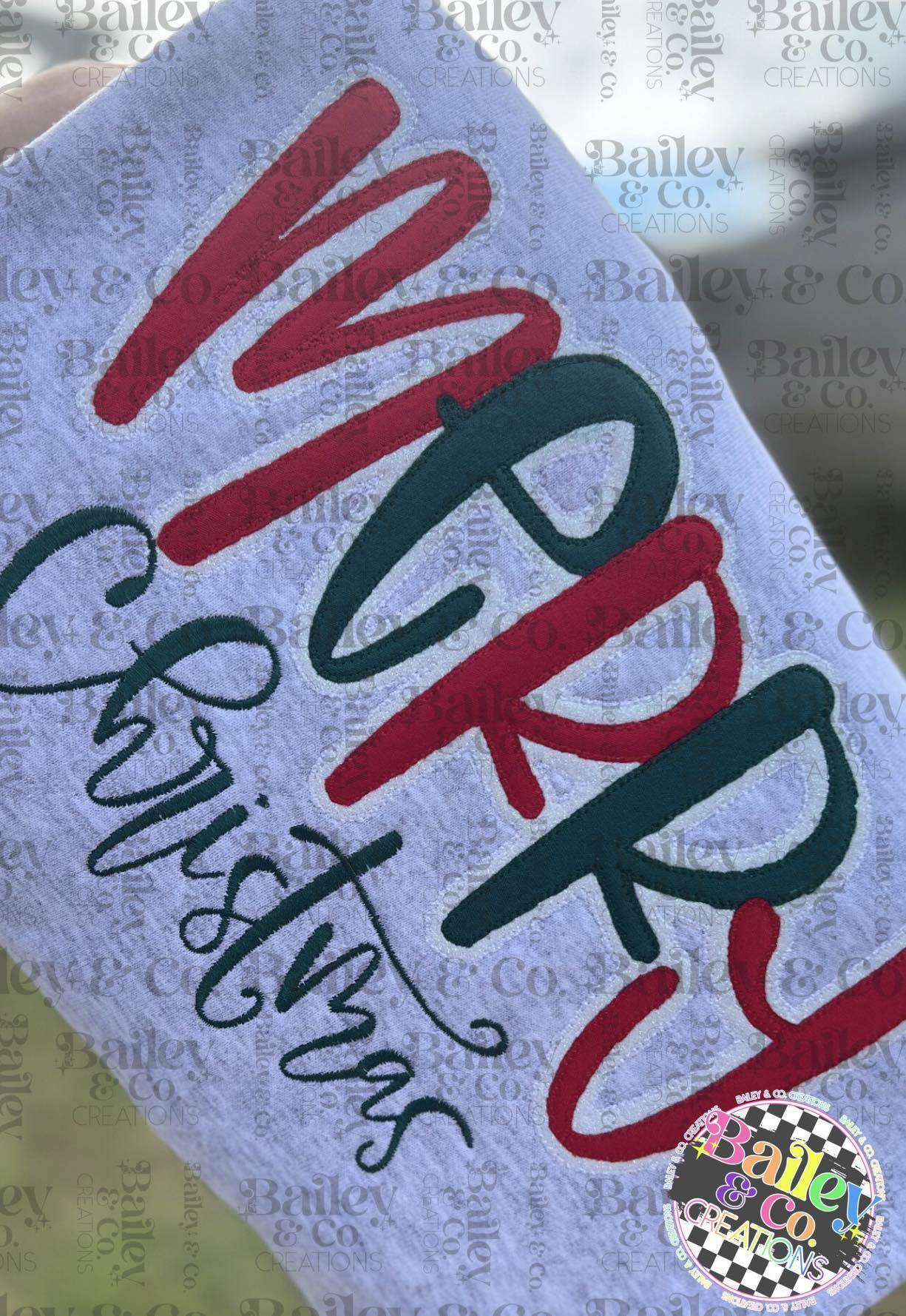 Merry Christmas - Embroidery