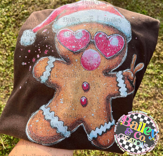 Bubblegum Gingerbread Man - Gildan