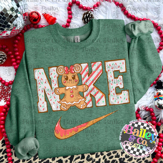 Nike Gingerbread Girl - Gildan